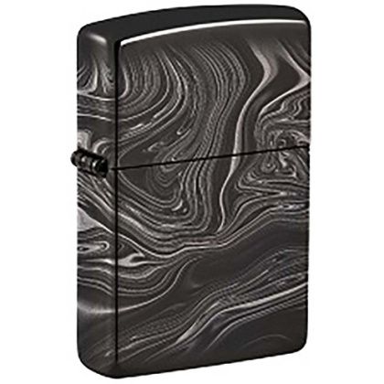 товар Зажигалка Zippo Marble Pattern Design High Polish Black 49812 Zippo магазин Tehnorama (официальный дистрибьютор Zippo в России)