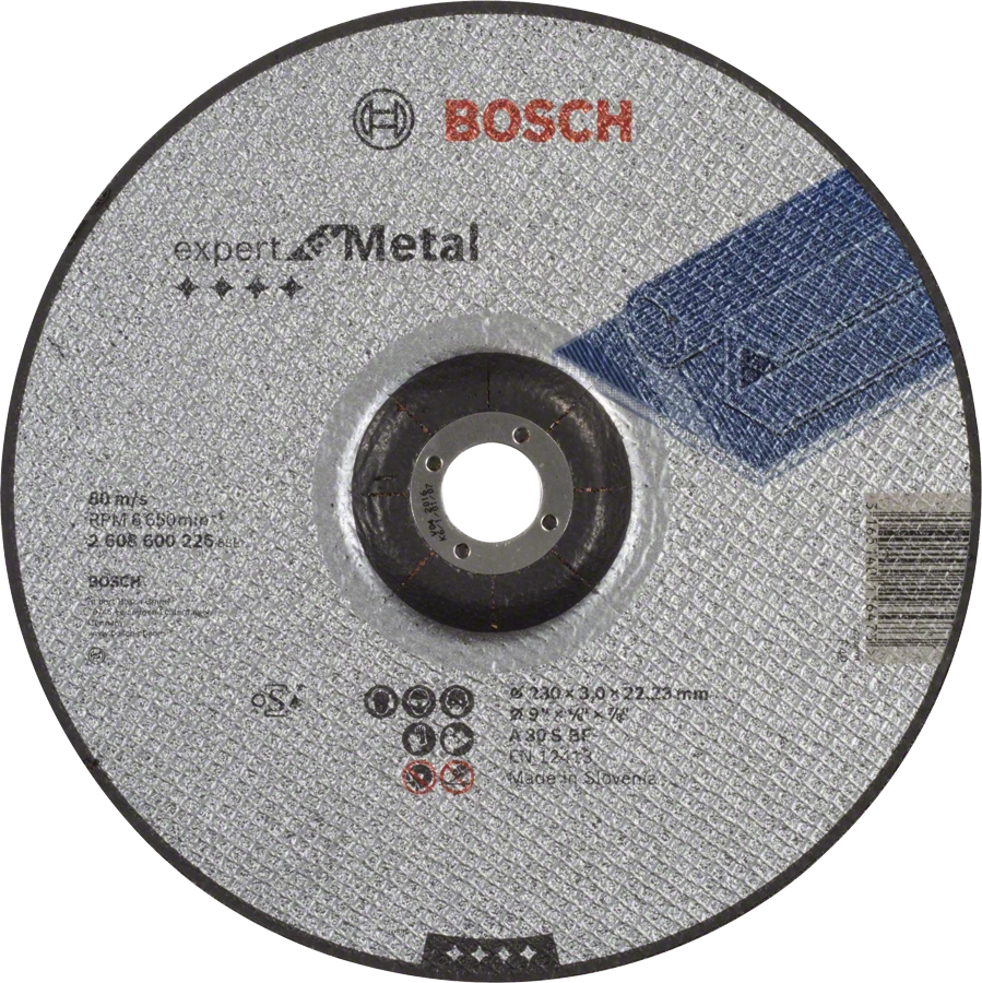 Круг отрезной Bosch Expert for Metal по металлу 230х3х22мм 2608600226 Bosch от магазина Tehnorama