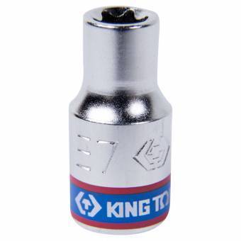 Головка торцевая King Tony Torx E-стандарт 1/4 E7 L= 24мм 237507M King Tony от магазина Tehnorama