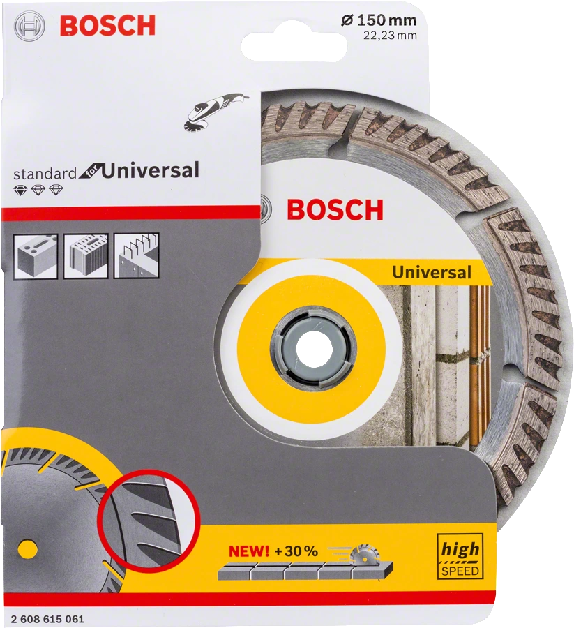 Диск алмазный Bosch 150х22.2 мм Stf Universal 2608615061 Bosch от магазина Tehnorama