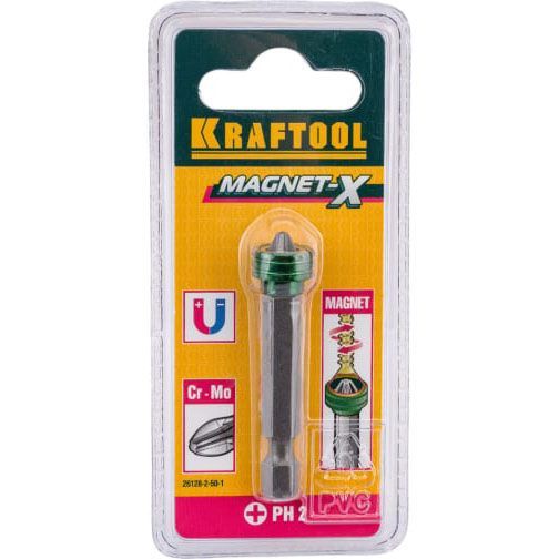 Бита Kraftool с магнитным держателем-ограничителем 50мм 26128-2-50-1 Kraftool от магазина Tehnorama