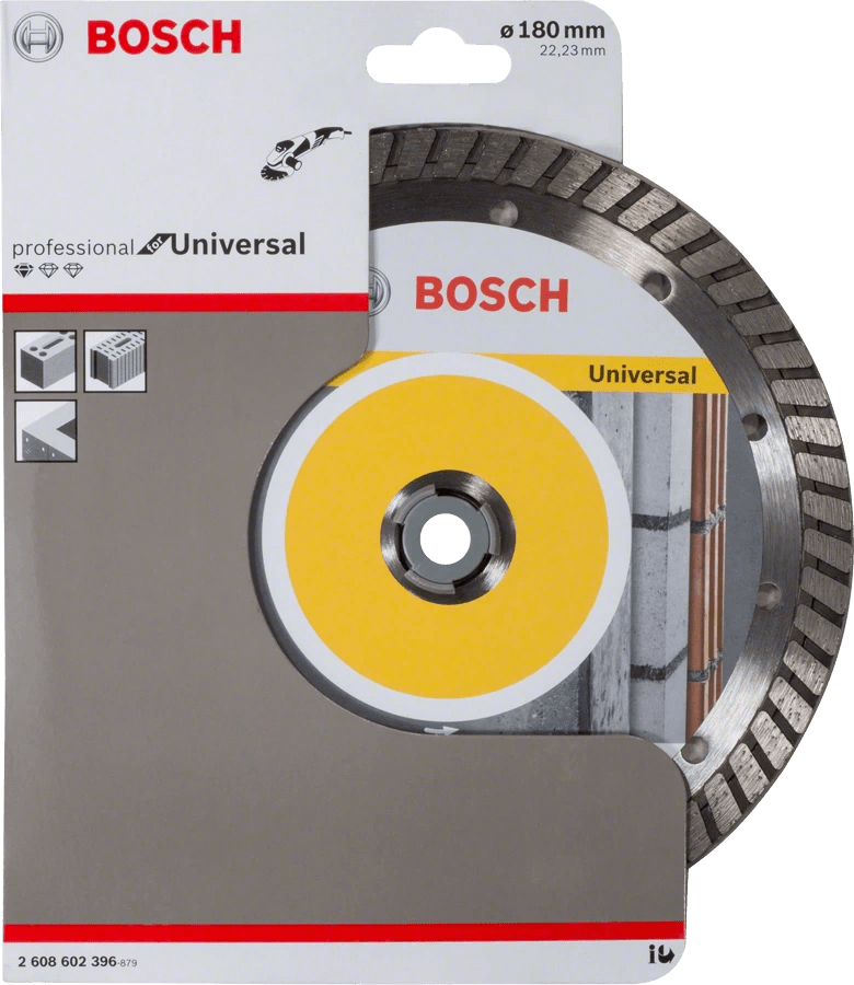 Алмазный диск Bosch professional for Universal Turbo для шлифмашин 180х22.2 мм 2608602396 Bosch от магазина Tehnorama