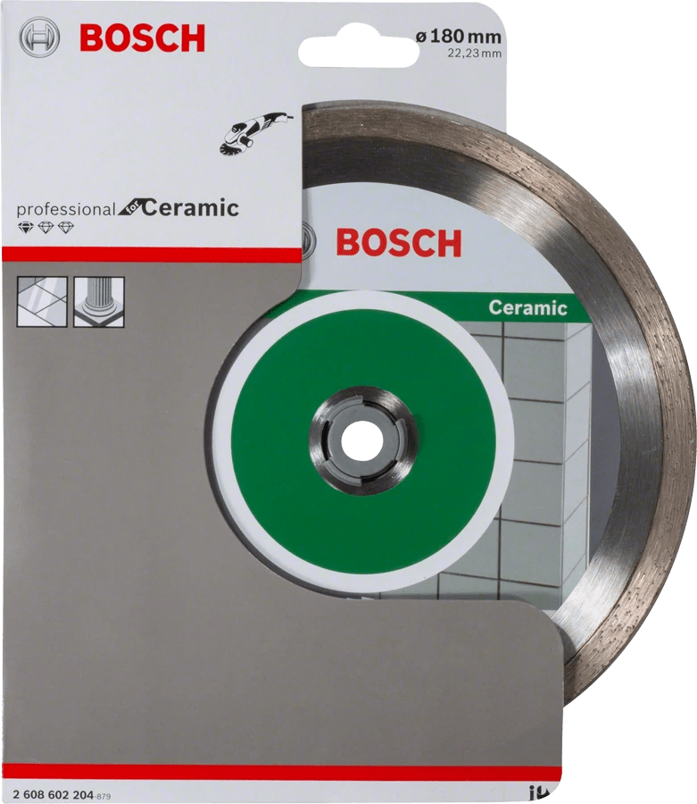 Алмазный диск по керамике Bosch для шлифмашины 180 х 22.23 мм 2608602204 Bosch от магазина Tehnorama