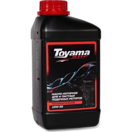 Масло 4-х тактное Toyama 1л для лодочных моторов полусинтетическое 952863 Toyama от магазина Tehnorama