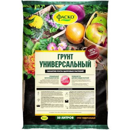 товар Грунт Фаско Универсальный 50л 1251950 Фаско магазин Tehnorama (официальный дистрибьютор Фаско в России)