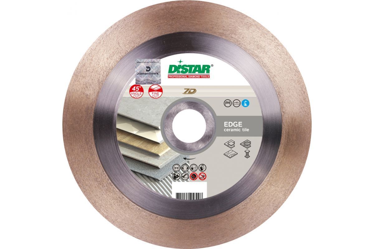 Алмазный диск сплошной Distar Edge 1A1R 200х1.4х25.4мм известняк мрамор 11120421015 Distar от магазина Tehnorama