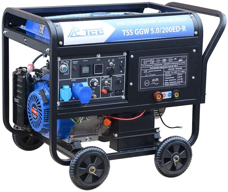 Генератор бензиновый TSS GGW 5/200ED-R сварочный инверторный 022957 TSS от магазина Tehnorama