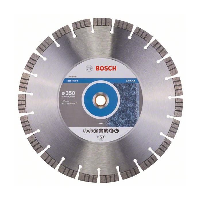 товар Алмазный диск expert for Stone Bosch 350х20/25.4 мм 2608602594 Bosch магазин Tehnorama (официальный дистрибьютор Bosch в России)