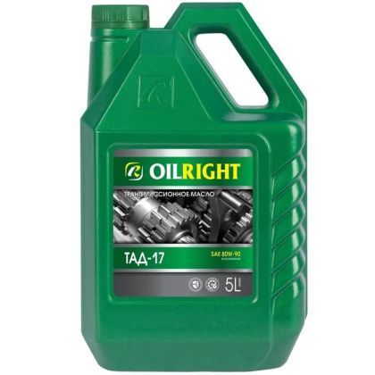 товар Масло трансмиссионное Oilright 5л ТАД-17 GL-5 16 524 Oilright магазин Tehnorama (официальный дистрибьютор Oilright в России)