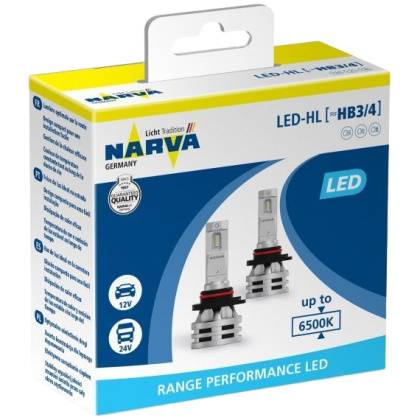 товар Лампа автомобильная светодиодная Narva Range Performance HB3/HB4 12/24V 16W 6500K 2шт 18038 Narva магазин Tehnorama (официальный дистрибьютор Narva в России)
