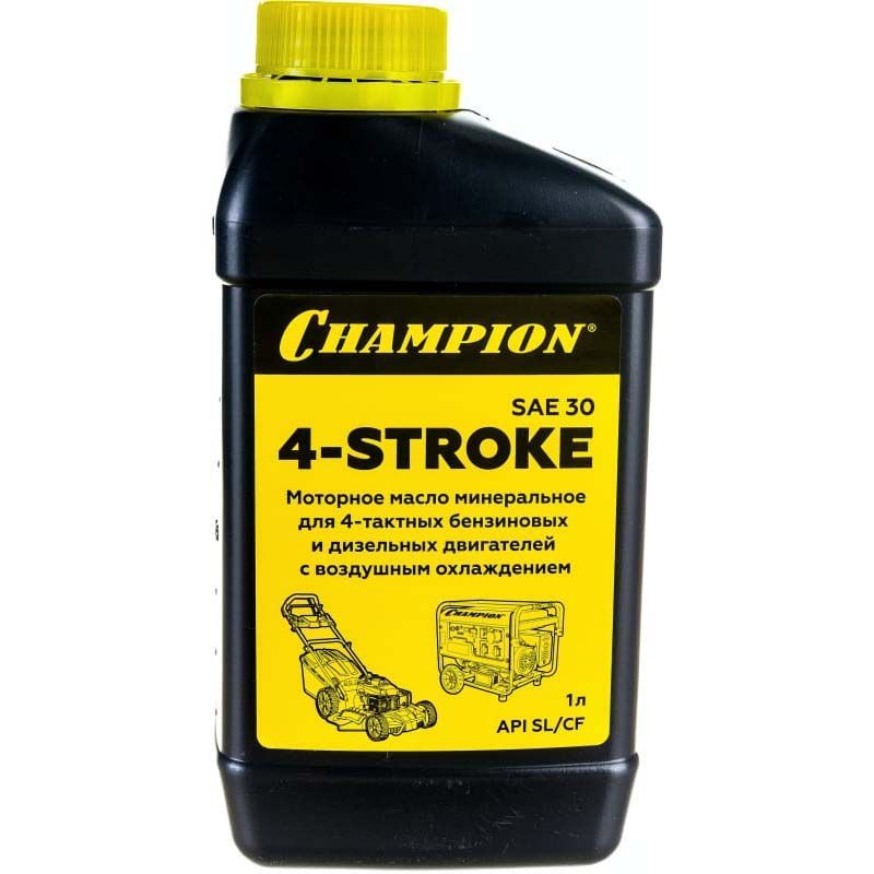 Масло 4-х тактное Champion 1л минеральное 952852 Champion от магазина Tehnorama