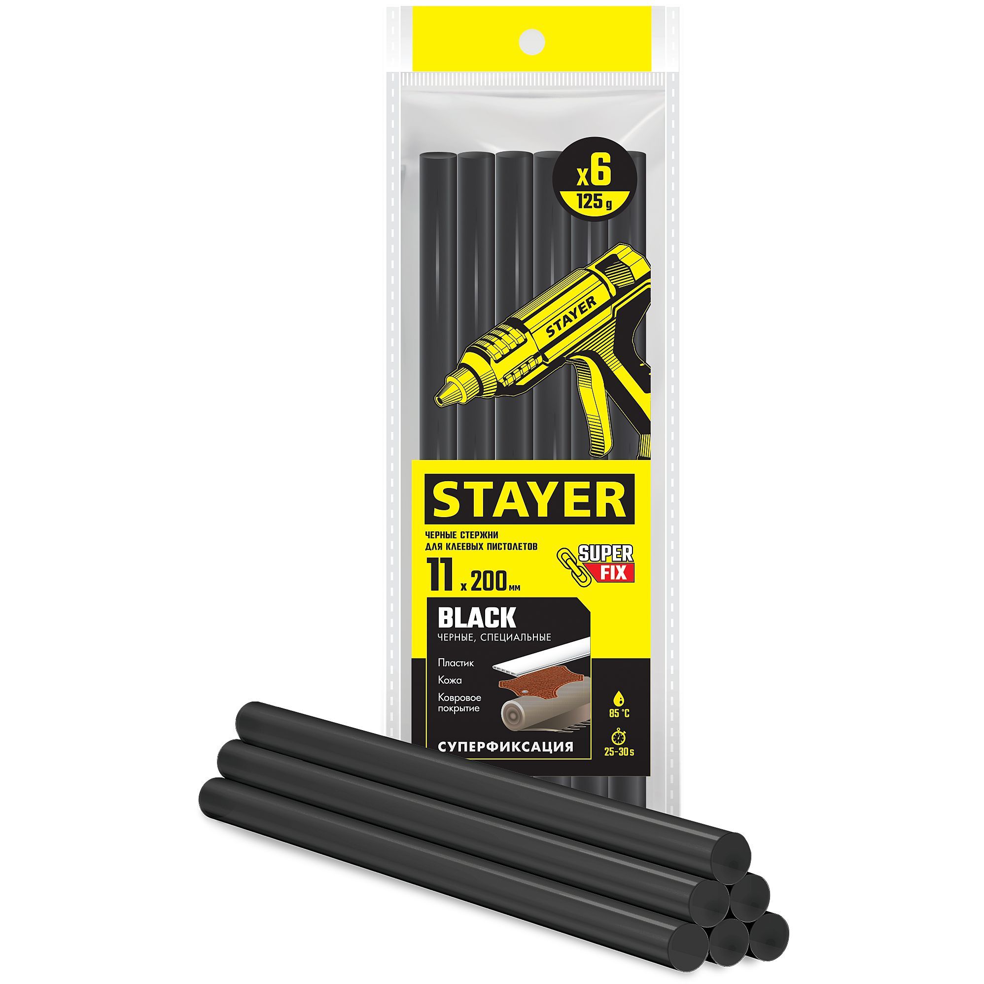 Стержни Stayer Master для клеевых термоклеящих пистолетов 11х200мм 2-06821-D-S06 Stayer от магазина Tehnorama