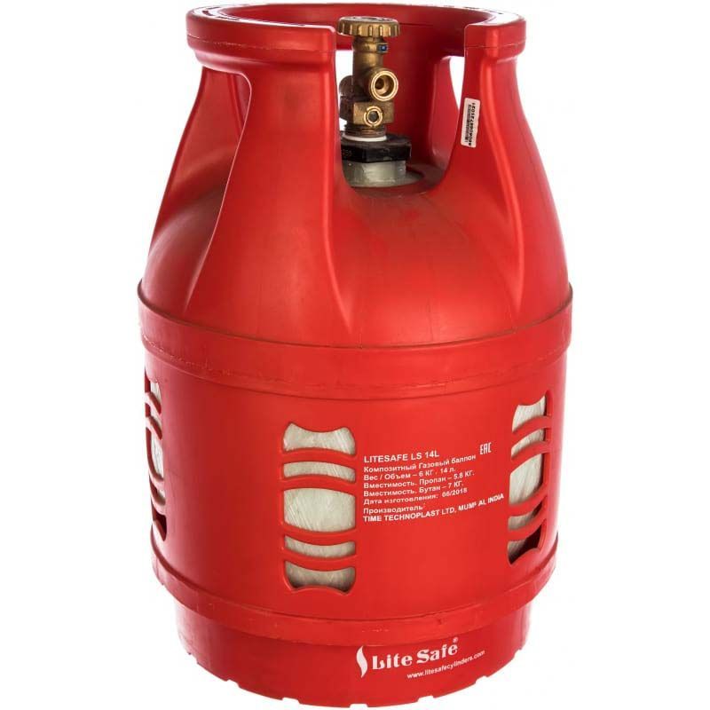 Баллон полимерно-композитный LiteSafe для сжиженного газа LS 14L LiteSafe от магазина Tehnorama
