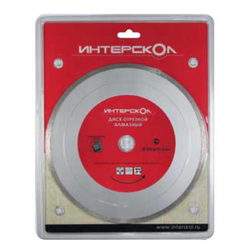 Алмазный диск Интерскол 200x25.4 сплошная кромка для плиткореза 0702 001 Интерскол от магазина Tehnorama