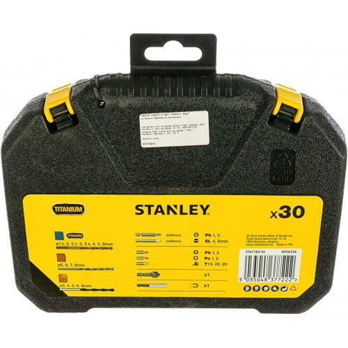 Набор бит и сверл Stanley 30шт STA7183-XJ Stanley от магазина Tehnorama