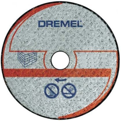 товар Круг отрезной по бетону Dremel для DSM 20 2615S520JA Dremel магазин Tehnorama (официальный дистрибьютор Dremel в России)