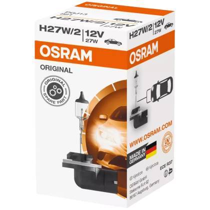 товар Лампа автомобильная галогенная Osram H27W/2 12V 27W PGJ13 881 Osram магазин Tehnorama (официальный дистрибьютор Osram в России)