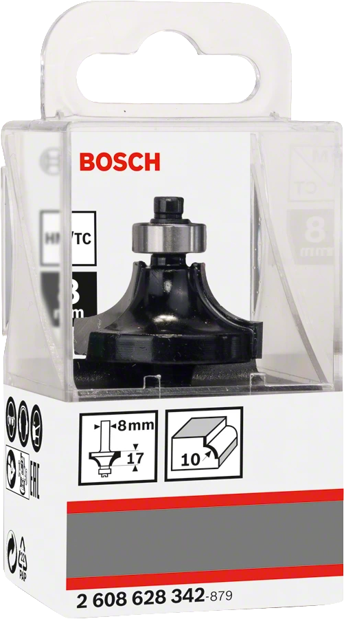 Фреза кромочная калевочная Bosch 10/17/8мм 2608628342 Bosch от магазина Tehnorama