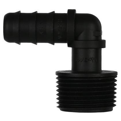товар Уголок Green Helper Ø20мм х 3/4"наружняя EC022034 Green Helper магазин Tehnorama (официальный дистрибьютор Green Helper в России)