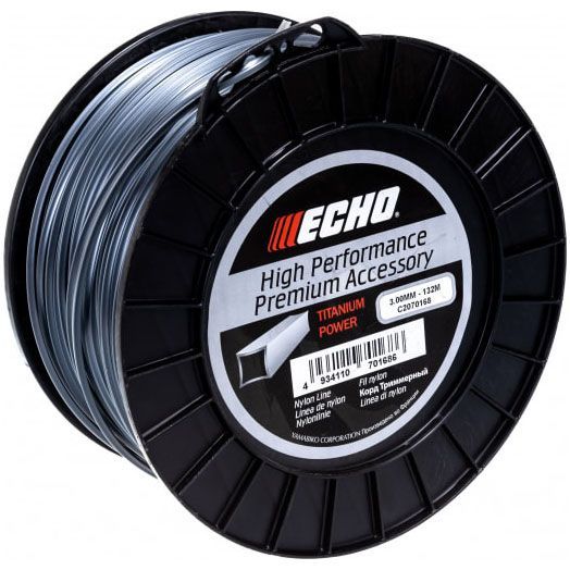 Корд триммерный Echo Titanium Power Line 3мм 132м C2070168 Echo от магазина Tehnorama