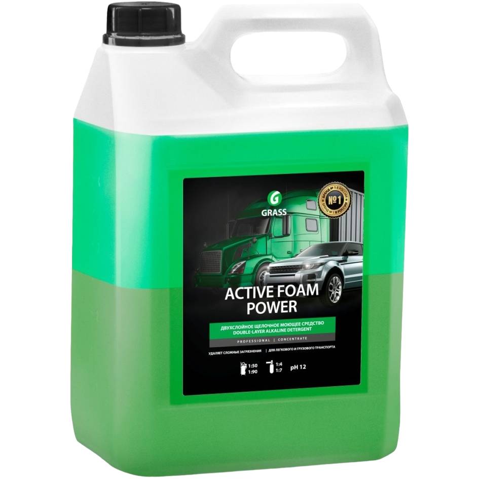 Пена активная Grass Active Foam Power для грузовиков и легковых автомобилей 6кг 113141 Grass от магазина Tehnorama