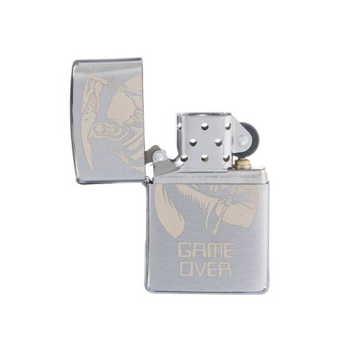 Зажигалка Zippo Brushed Chrome серебристая 29696 Zippo от магазина Tehnorama