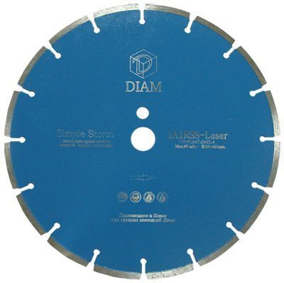 Алмазный диск Diam laser simple storm бетон 000215 Diam от магазина Tehnorama