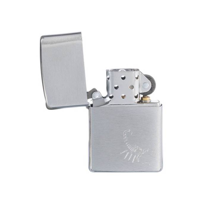 Зажигалка Zipp Brushed Chrome серебристая 29684 Zippo от магазина Tehnorama