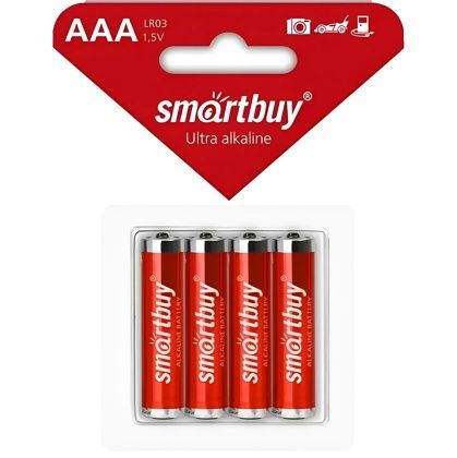 товар Батарейка SmartBuy Ultra LR03 BL4 4 шт 226835 SmartBuy магазин Tehnorama (официальный дистрибьютор SmartBuy в России)