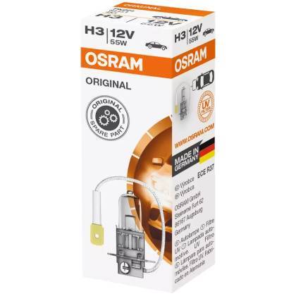 товар Лампа автомобильная галогенная Osram H3 12V 55W PK22s 64151 Osram магазин Tehnorama (официальный дистрибьютор Osram в России)