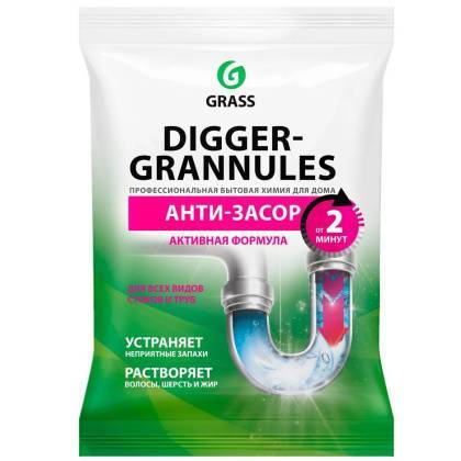 товар Средство для прочистки канализационных труб Grass Digger-grannules саше 70г New 125887 Grass магазин Tehnorama (официальный дистрибьютор Grass в России)