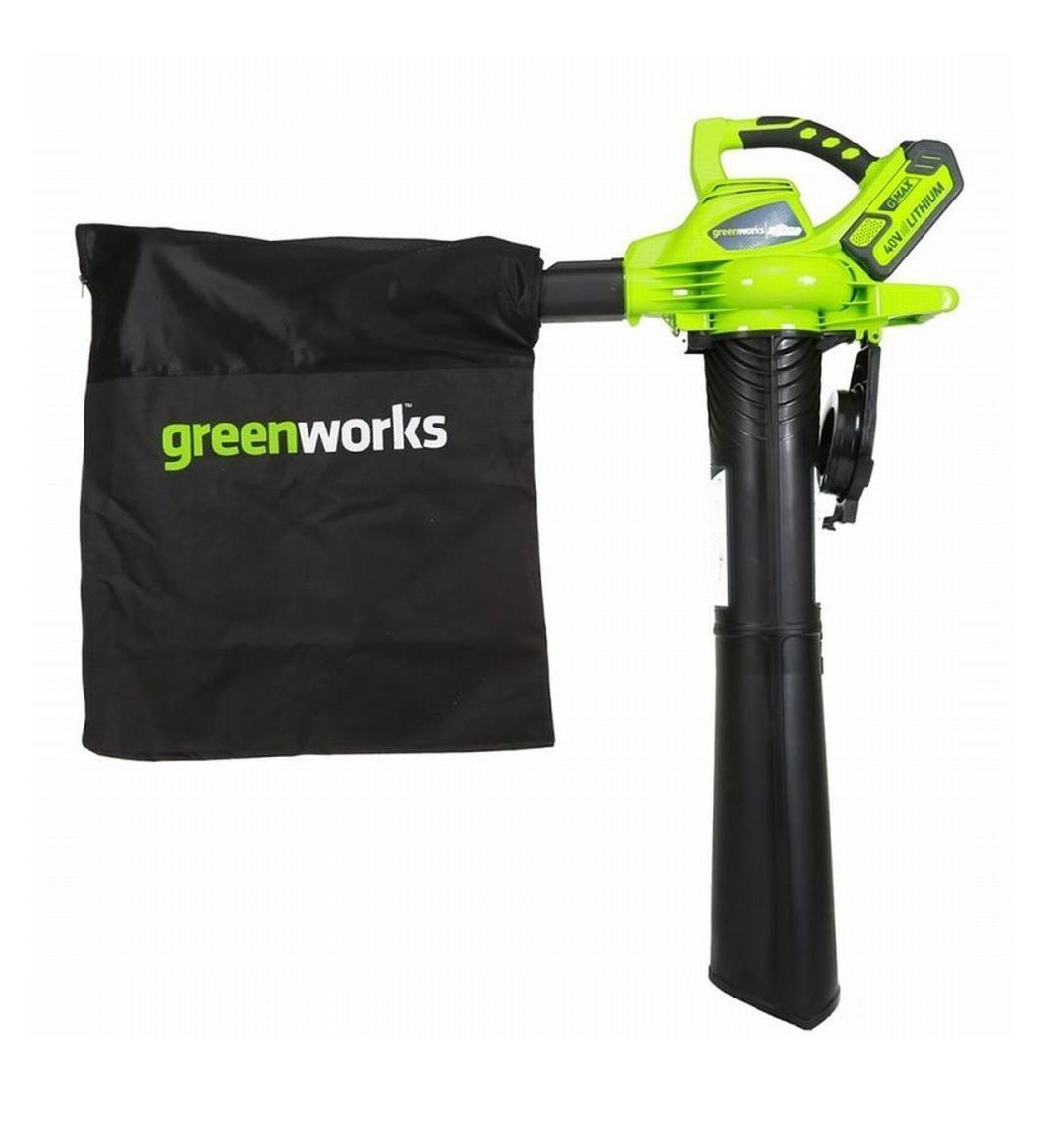 Воздуходув аккумуляторный Greenworks GD40BV без аккумулятора и з/у 24227 Greenworks от магазина Tehnorama