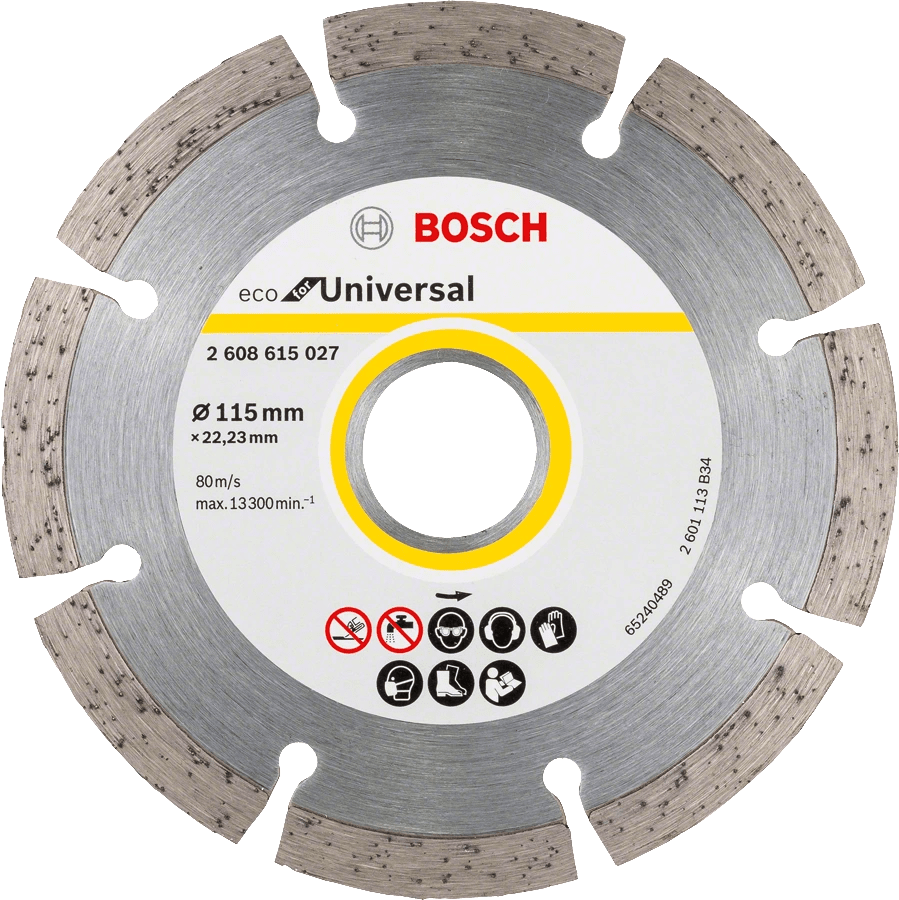 товар Алмазный диск Bosch 125х22.2 мм eco Universal 2608615028 Bosch магазин Tehnorama (официальный дистрибьютор Bosch в России)