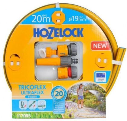 товар Шланг HoZelock Tricoflex Ultraflex Starter Set 19мм 20м 117035 HoZelock магазин Tehnorama (официальный дистрибьютор HoZelock в России)