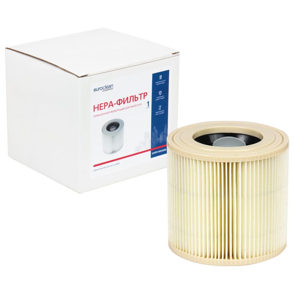 Фильтр складчатый для пылесоса Karcher 1шт KHPMY-WD2000 EuroClean от магазина Tehnorama