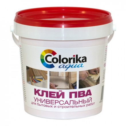 Клей Colorika Aqua ПВА универсальный 1кг Colorika от магазина Tehnorama