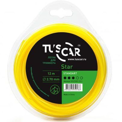 Корд триммерный Tuscar Star Standart 2.7мм 12м 10121327-12-1 Tuscar от магазина Tehnorama
