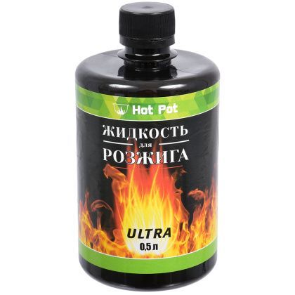 товар Жидкость для розжига Hot Pot Ultra углеводородная 0.5л 61380 Hot Pot магазин Tehnorama (официальный дистрибьютор Hot Pot в России)