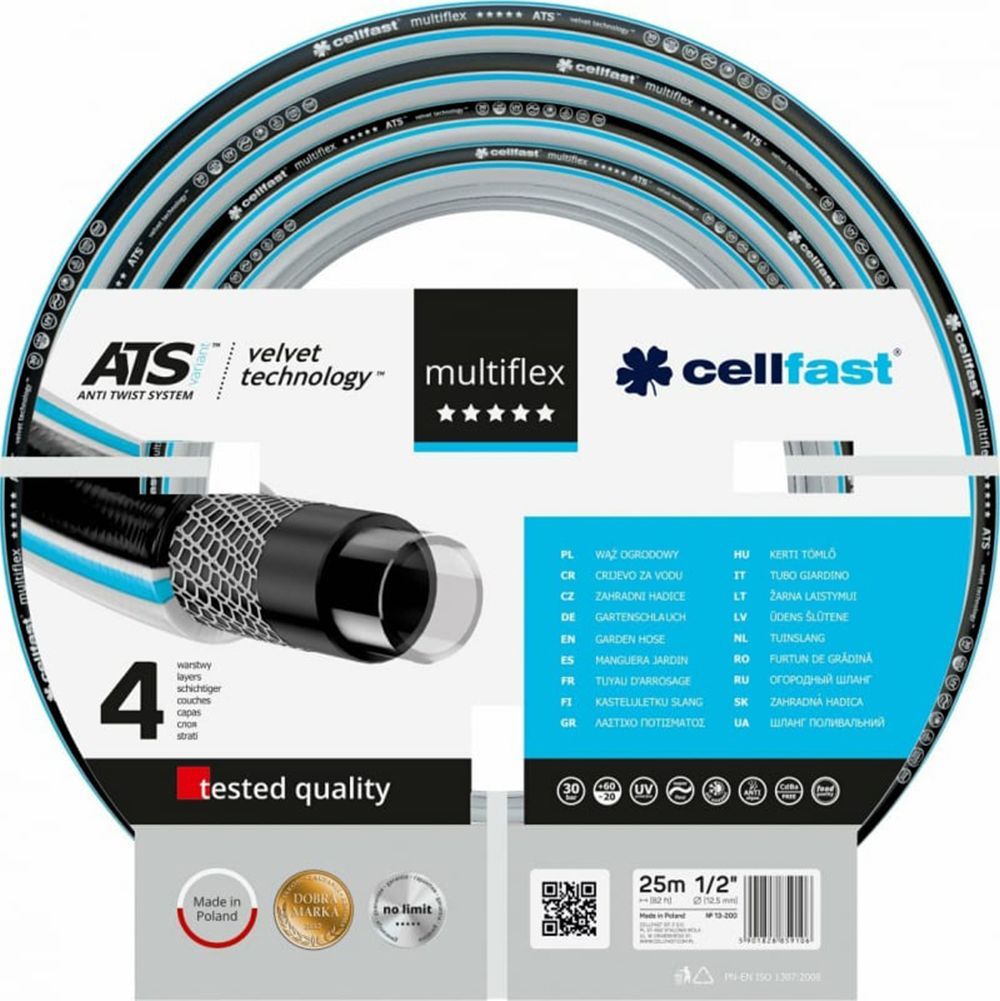 Шланг Cellfast MULTIFLEX ATS V 1/2" 25м 13-200 Cellfast от магазина Tehnorama