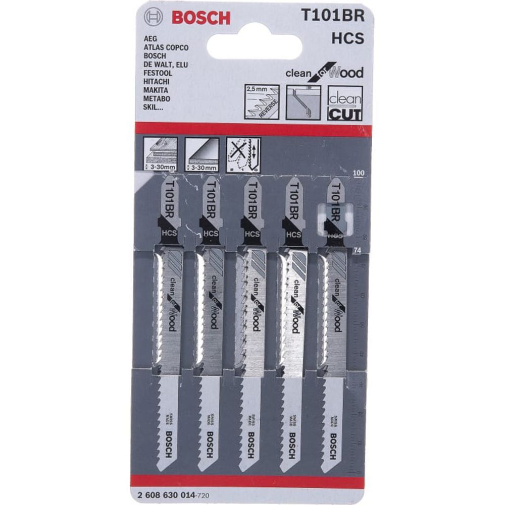 Пилки по дереву Bosch T101BR 5шт 2608630014 Bosch от магазина Tehnorama