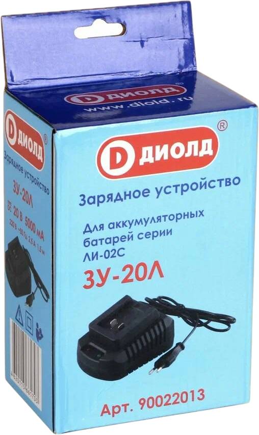 Зарядное устройство Диолд ЗУ-20Л 20В 5000мА 90022013 Диолд от магазина Tehnorama