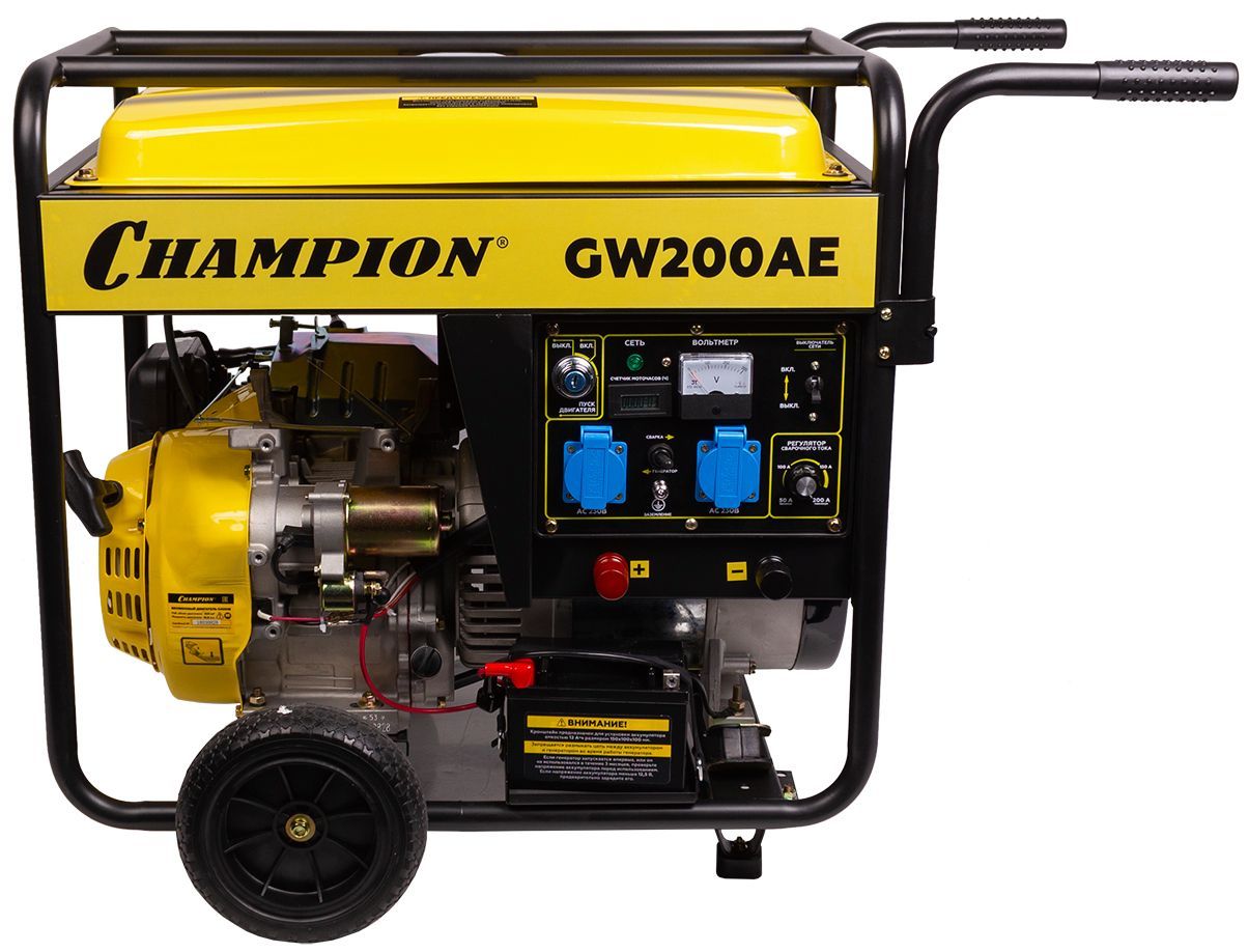 Генератор бензиновый Champion GW200AE Champion от магазина Tehnorama