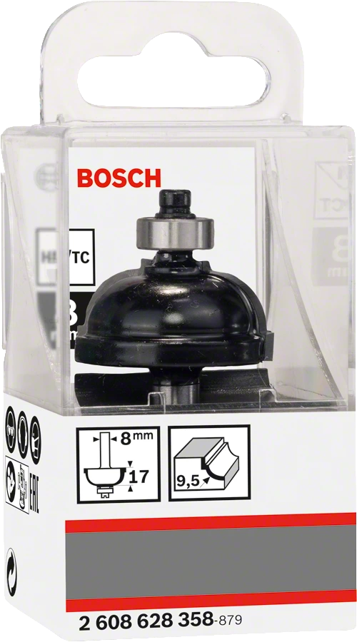 Фреза Bosch профильная 9.5/17мм 2608628358 Bosch от магазина Tehnorama