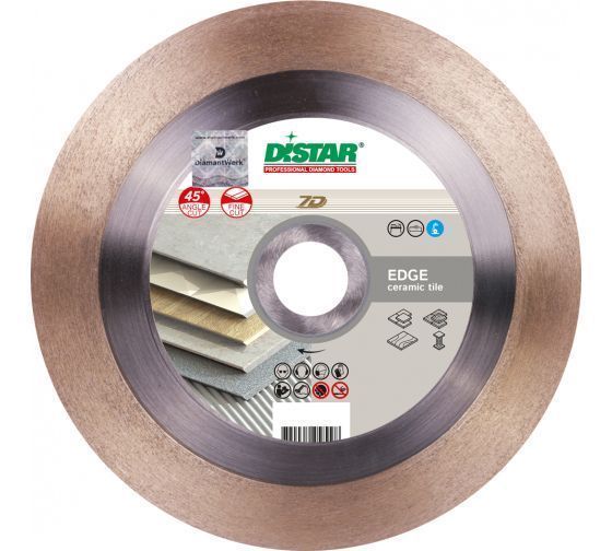 Алмазный диск сплошной для мрамора Distar Edge 1A1R 250х1.4х25.4мм 11120421019 Distar от магазина Tehnorama