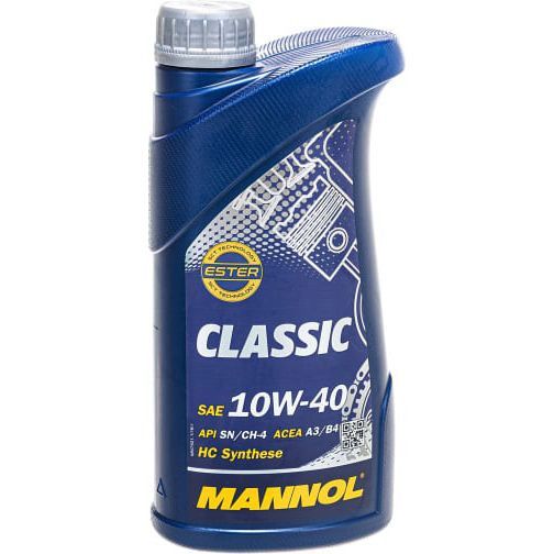 Масло моторное Mannol 1л Классик полусинтетическое 1100 Mannol от магазина Tehnorama
