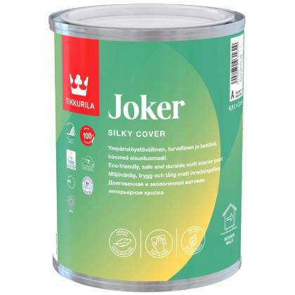 товар Краска водно-дисперсионная интерьерная Tikkurila Joker моющаяся 0.9л 45 Tikkurila магазин Tehnorama (официальный дистрибьютор Tikkurila в России)