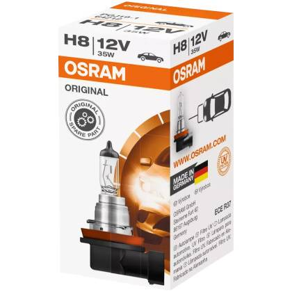 товар Лампа автомобильная галогенная Osram H8 12V 35W PGJ19-1 64212 Osram магазин Tehnorama (официальный дистрибьютор Osram в России)