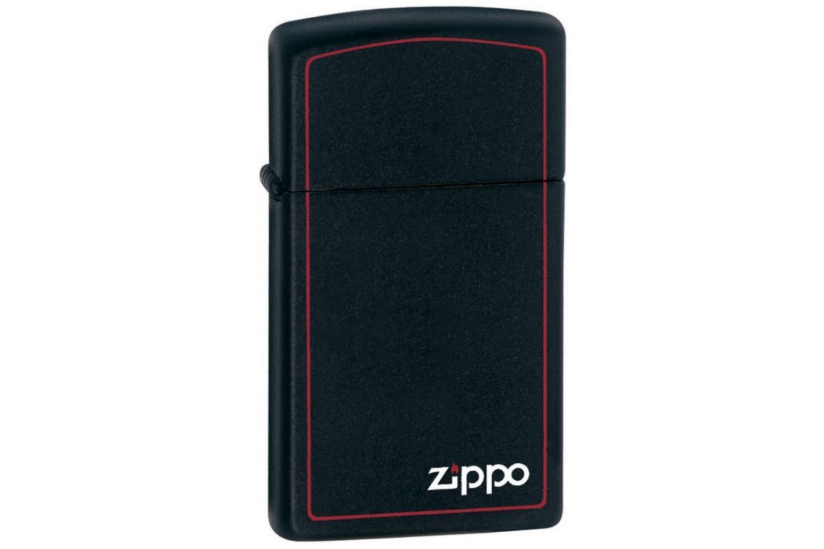 товар Зажигалка Zippo Slim с покрытием Black Matte 1618ZB Zippo магазин Tehnorama (официальный дистрибьютор Zippo в России)