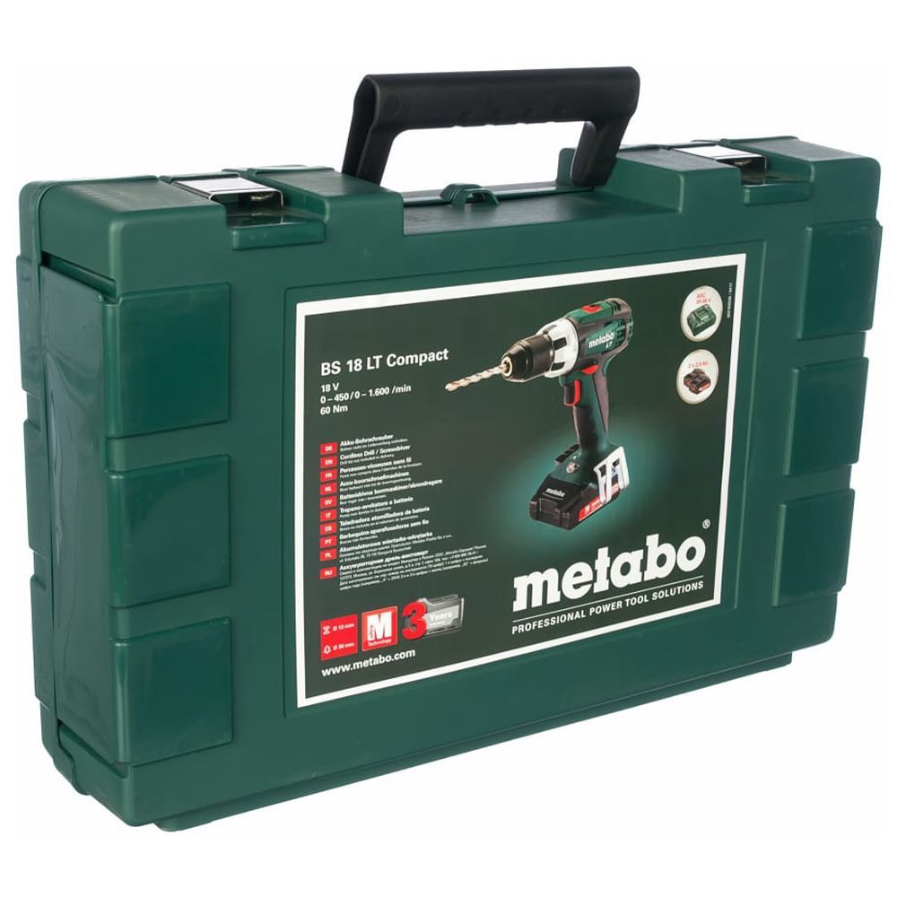 Аккумуляторный винтоверт Metabo BS 18 LT 602102530 Metabo от магазина Tehnorama