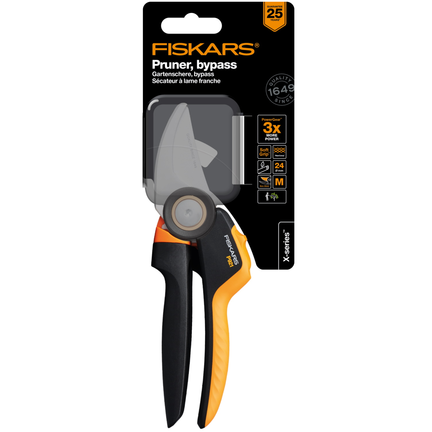 Секатор Fiskars плоскостной PowerGear M P921 1057173 Fiskars от магазина Tehnorama